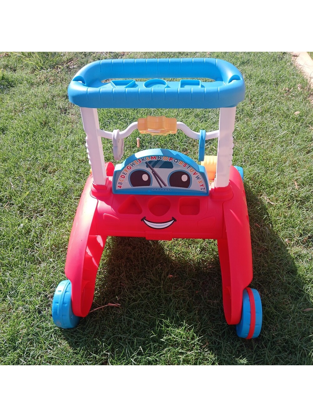 Fisher-Price 2-Sided Steady Speed Walker Baby Walker 16 Activities Songs Teaches